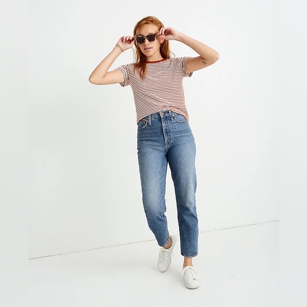 Madewell Classic Straight Jean Medium Wash Size 27Tall